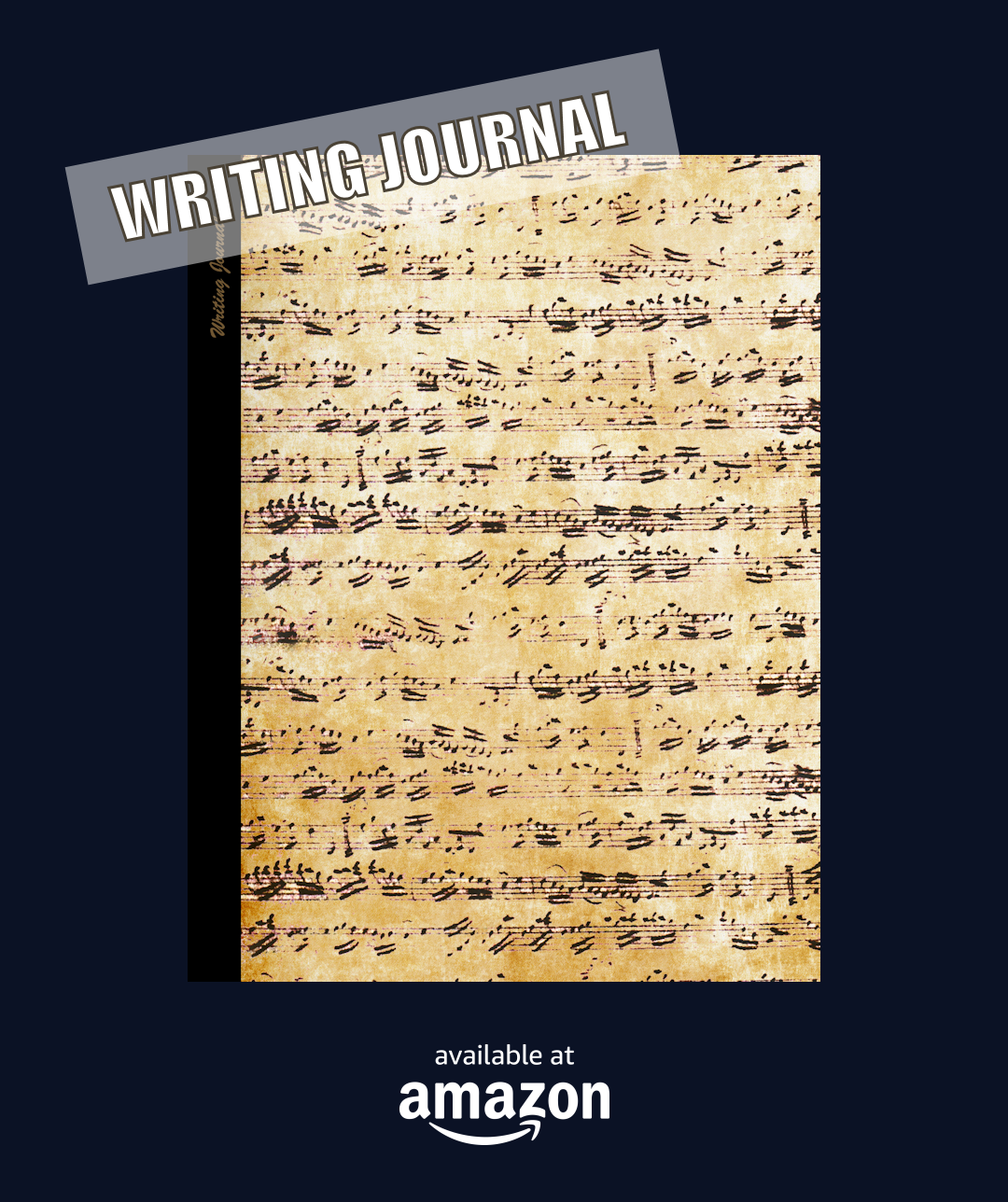 Antique Music Writing Journal